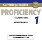 Cambr English Prof 1 Exam Sb W/ans